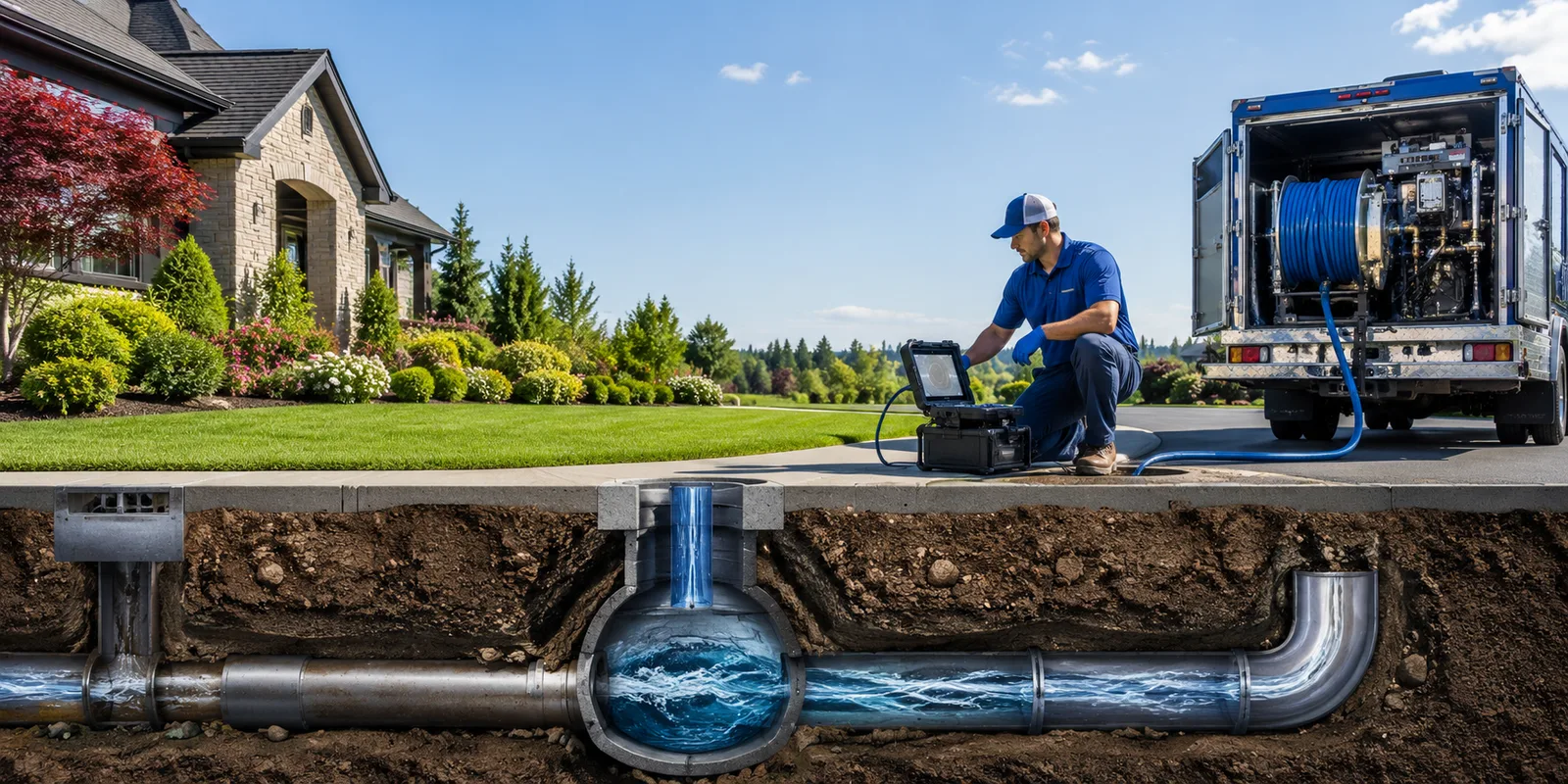 Drainage restoration information for Huntington, TX